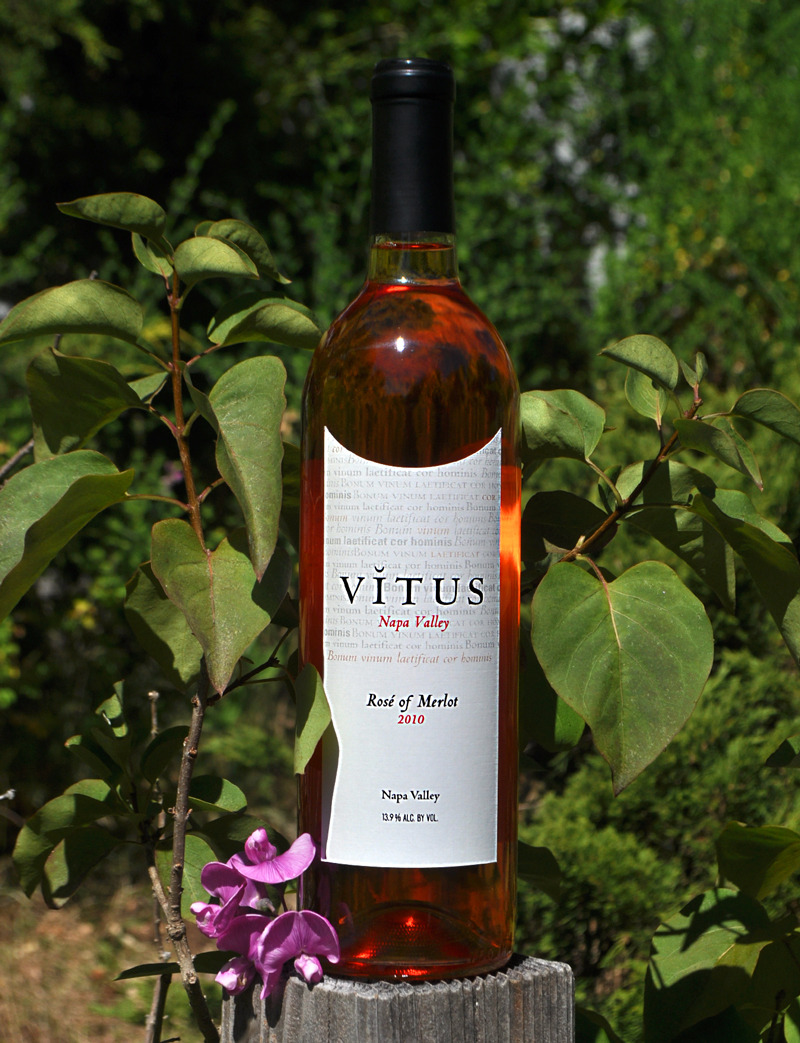 Vitus Wines 2010 Rosé of Merlot 750ml Wine Bottle