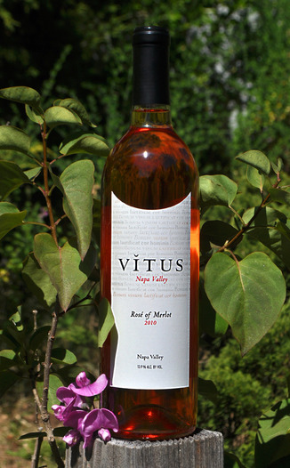 Vitus Wines 2010 Rosé of Merlot 750ml Wine Bottle
