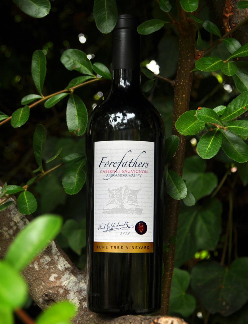 Forefathers Wines 2008 Lone Tree Vineyard Cabernet Sauvignon 750ml Wine Bottle