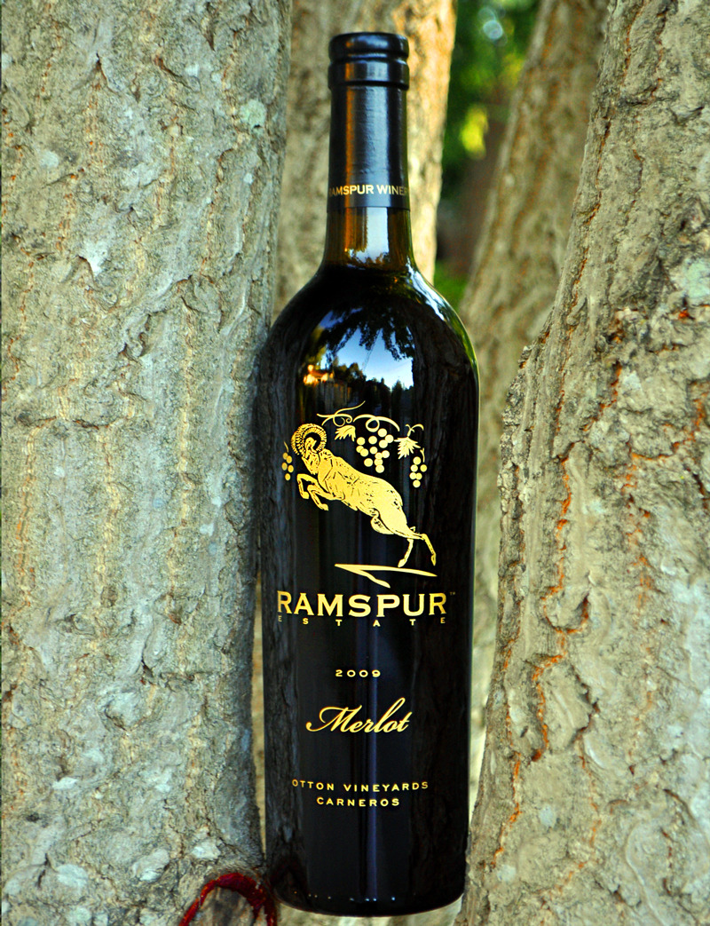 Ramspur Winery 2009 Carneros Merlot 750ml Wine Bottle