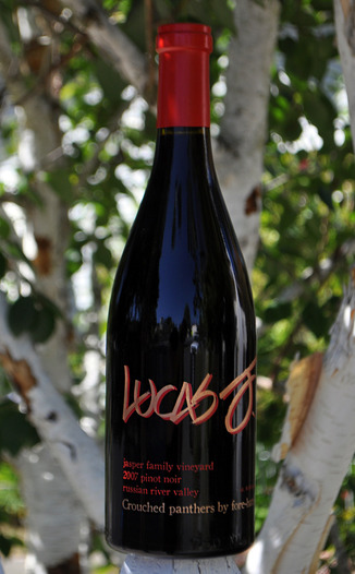 Lucas J Cellars 2007 Russian River Valley Pinot Noir 750ml Wine Bottle