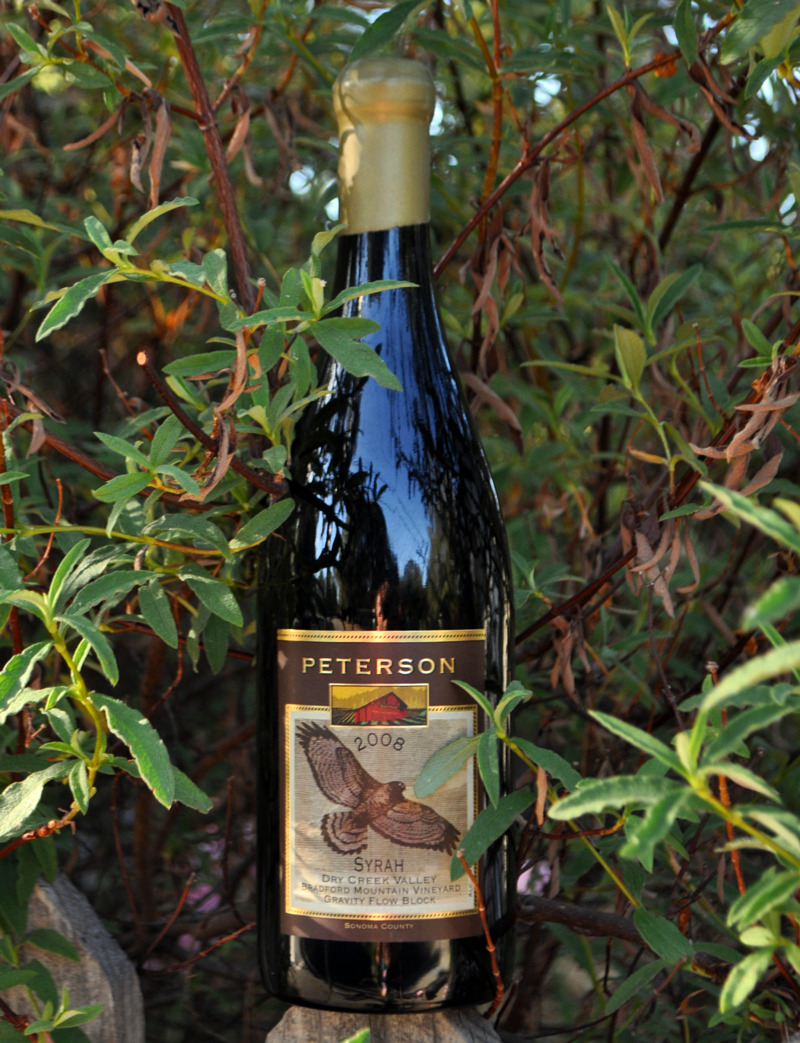 Peterson 2008 Bradford Mountain Syrah, Gravity Flow Block 750ml Wine Bottle