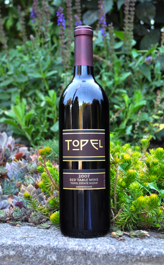Topel Winery 2007 Red Table Wine 750ml Wine Bottle