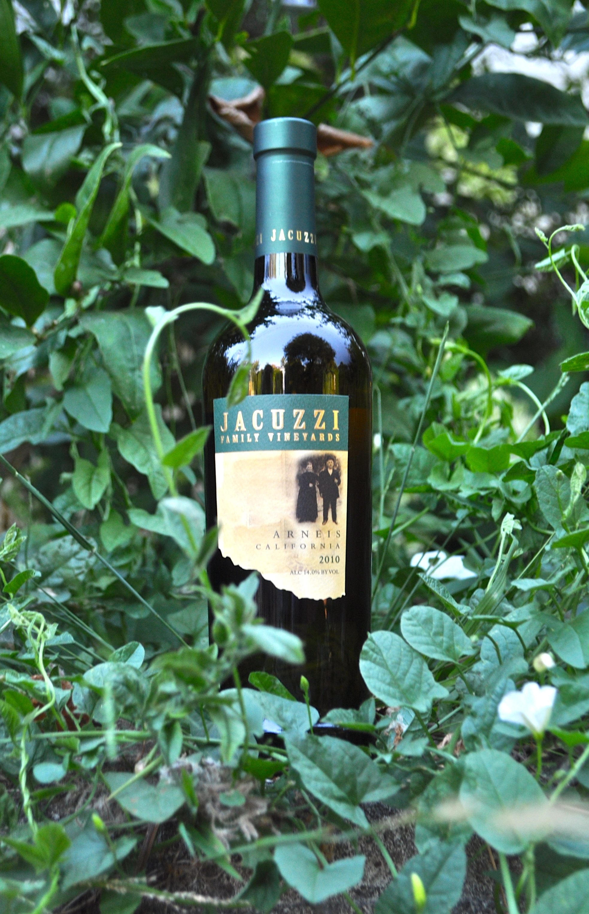 Jacuzzi Family Vineyards 2010 Arneis 750ml Wine Bottle