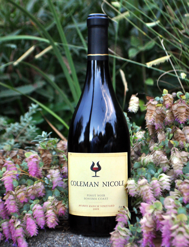 Coleman Nicole 2009 Morris Ranch Vineyard Pinot Noir 750ml Wine Bottle