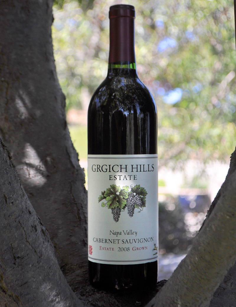 Grgich Hills Estate 2008 Cabernet Sauvignon 750ml Wine Bottle