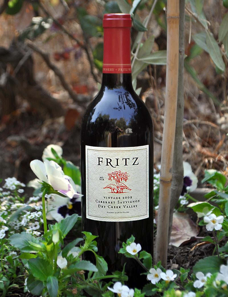 Fritz Underground Winery 2009 Fritz Cabernet Sauvignon 750ml Wine Bottle