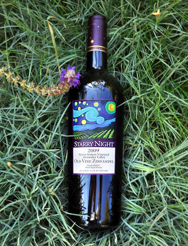 Starry Night Winery 2009 Nervo Station Old Vine Zinfandel 750ml Wine Bottle