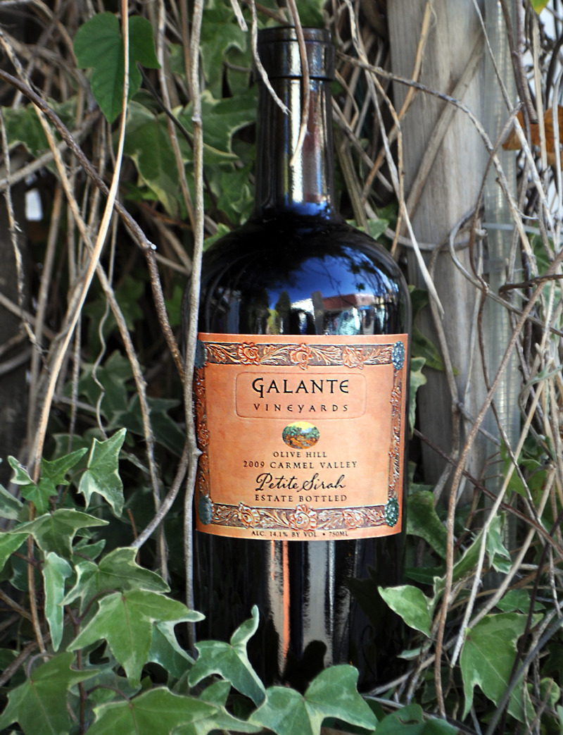 Galante Vineyards 2009 Galante Petite Sirah 750ml Wine Bottle