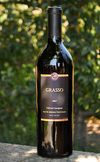 Grasso  Vineyard 2007 Grasso Cabernet Sauvignon 750ml Wine Bottle