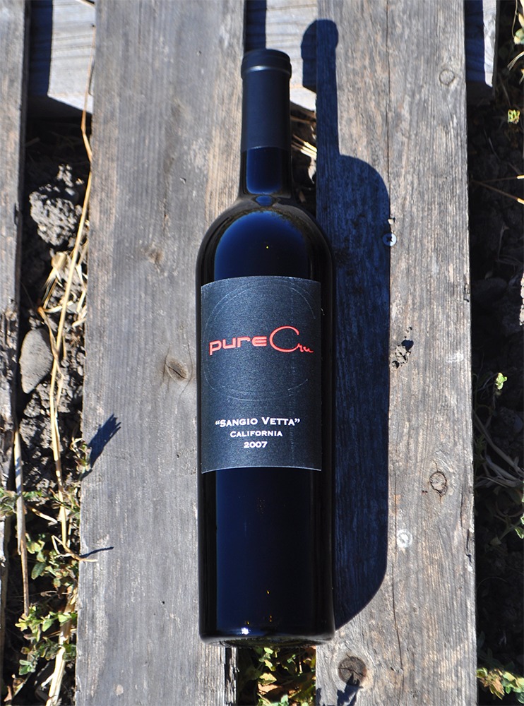 pureCru Wines 2007 pureCru Sangio Vetta Sangiovese 750ml Wine Bottle
