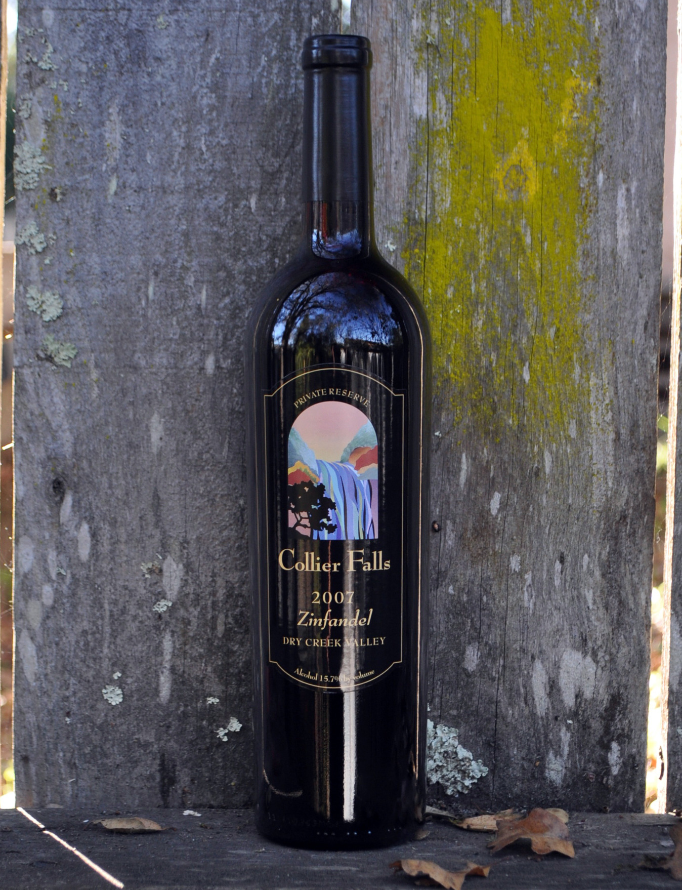 Collier Falls 2007 Private Reserve Zinfandel 750ml Wine Bottle