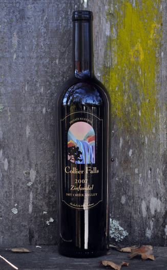 Collier Falls 2007 Private Reserve Zinfandel 750ml Wine Bottle