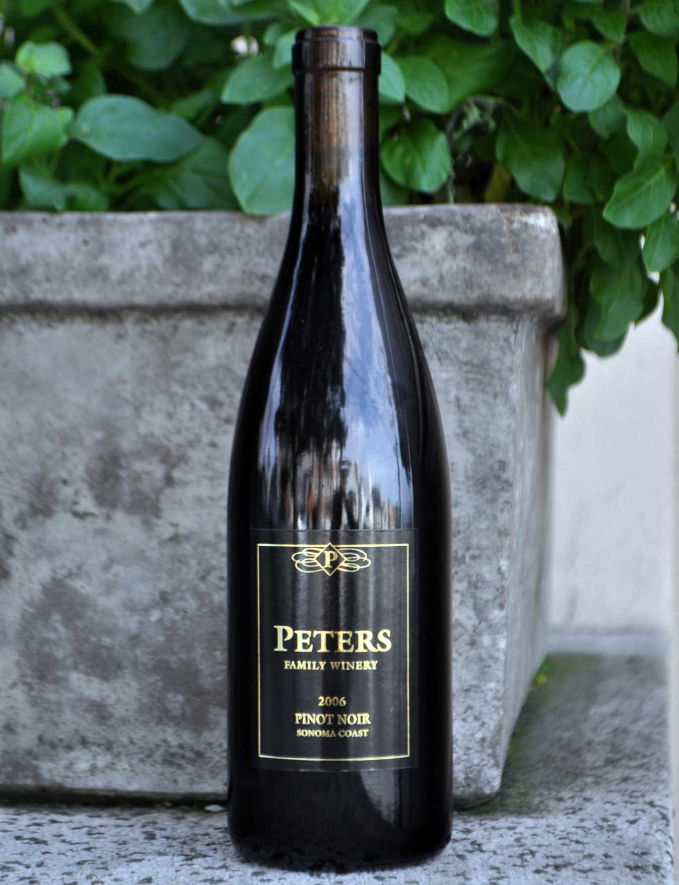 Peters Family Winery 2006 Sonoma Coast Pinot Noir 750ml Wine Bottle