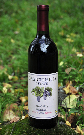 Grgich Hills Estate 2007 Estate Merlot 750ml Wine Bottle