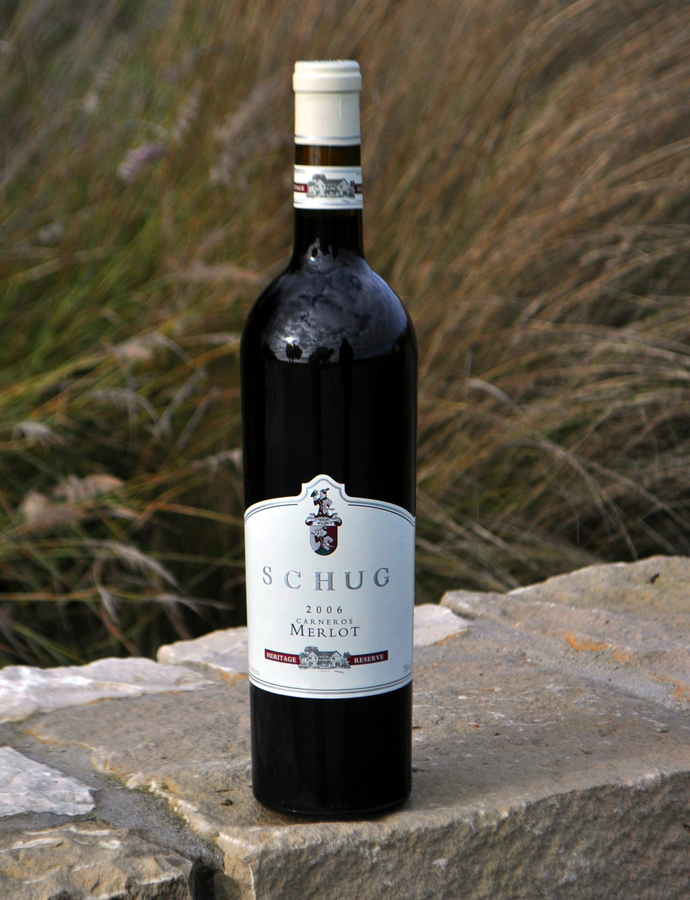 Schug Carneros Estate 2006 Heritage Reserve Merlot 750ml Wine Bottle