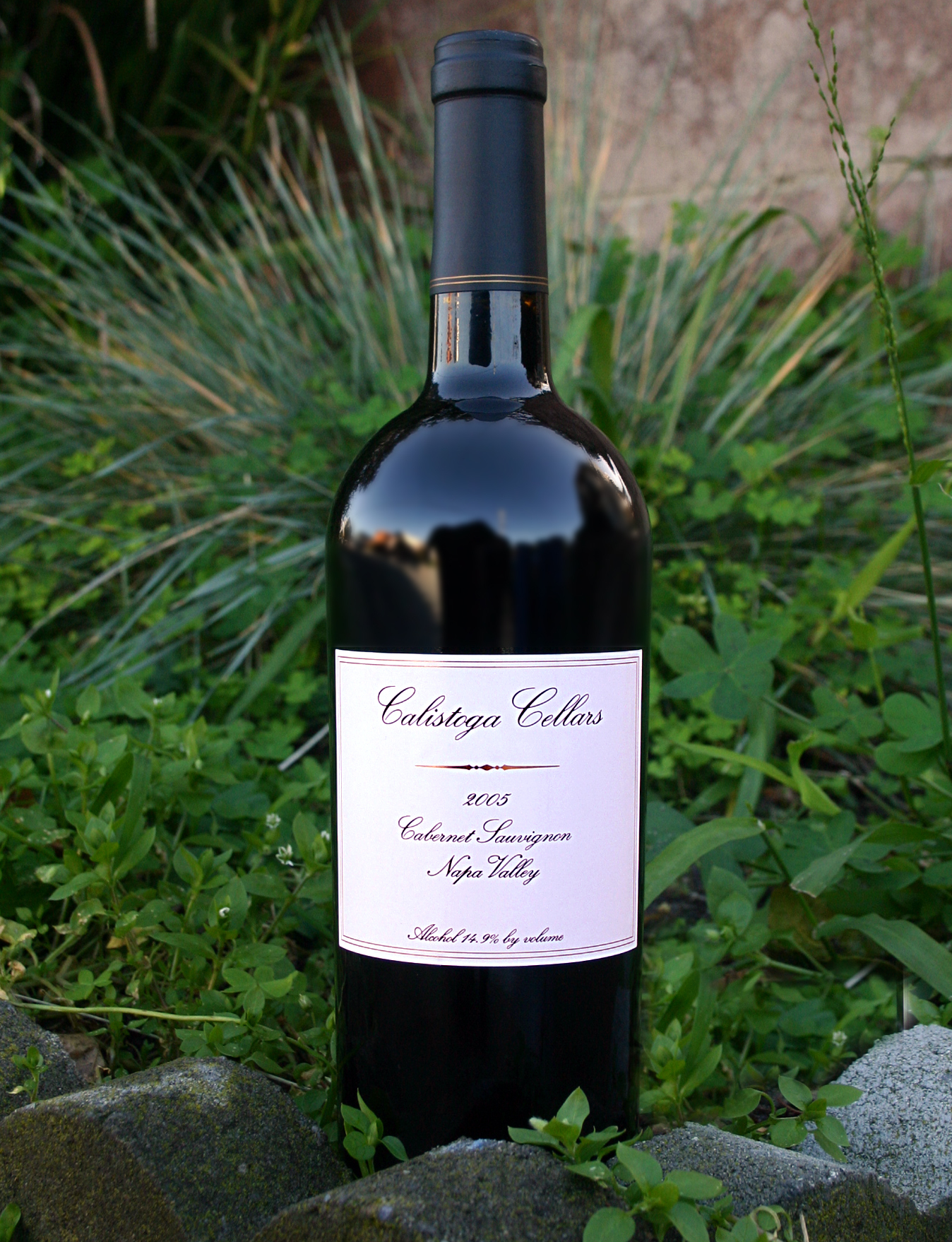 Calistoga Cellars 2005 Cabernet Sauvignon 750ml Wine Bottle