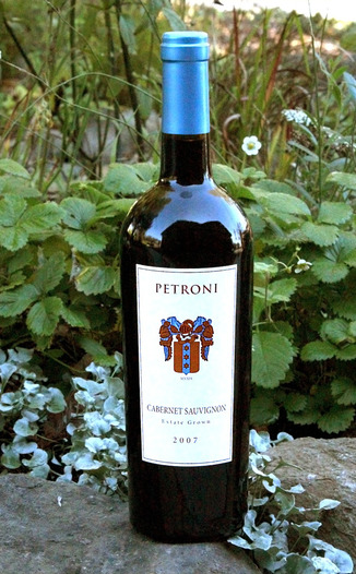 Petroni Vineyards 2007 Cabernet Sauvignon 750ml Wine Bottle