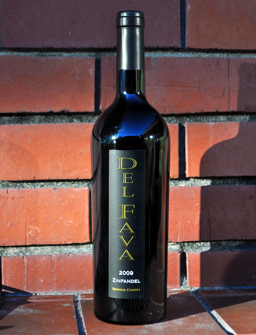 Del Fava Family Winery 2009 Mounts Vineyard Zinfandel 750ml Wine Bottle