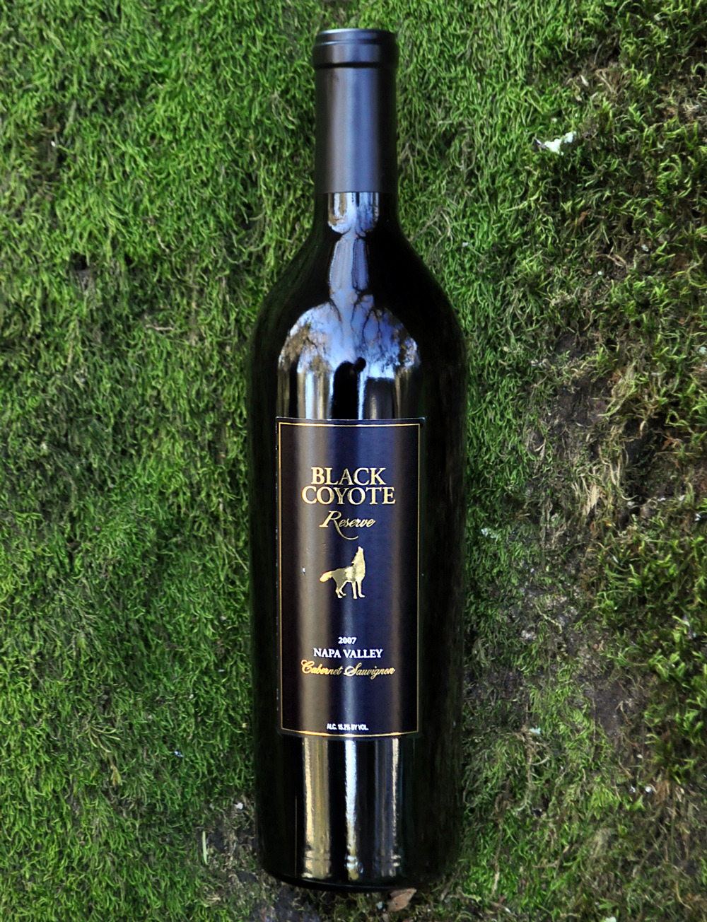 Black Coyote Wines 2007 Reserve Cabernet Sauvignon 750ml Wine Bottle