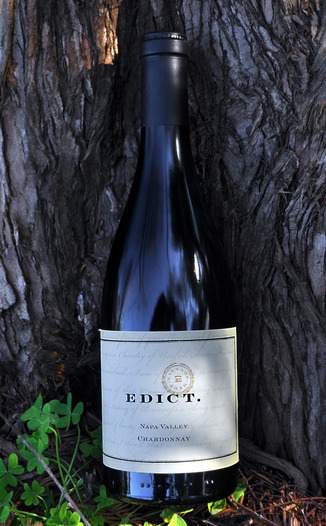 Edict 2010 Napa Valley Chardonnay 750ml Wine Bottle