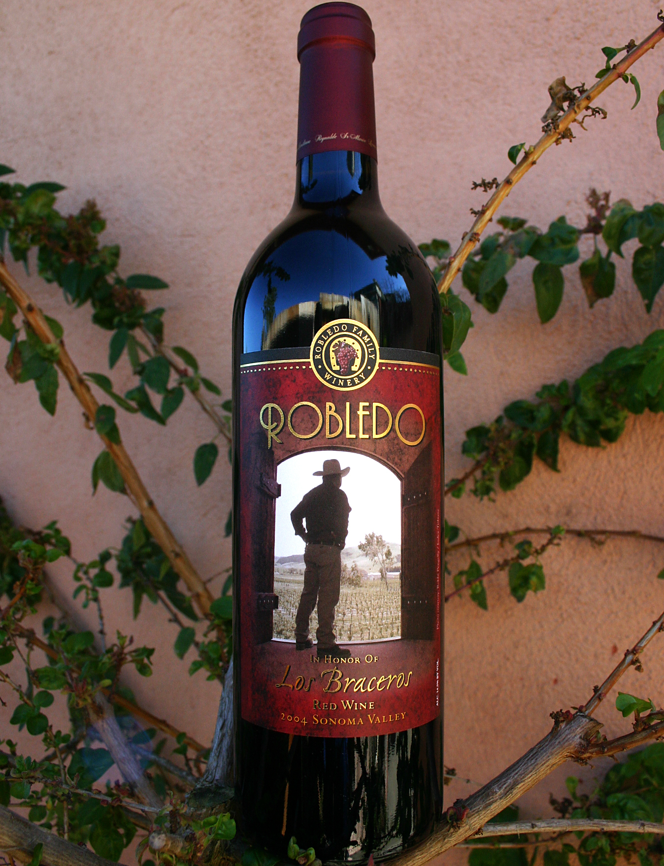 Robledo Family Winery 2004 Los Braceros 750ml Wine Bottle
