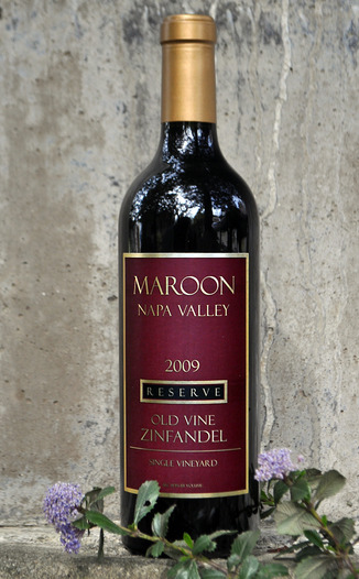 Maroon 2009 Old Vine Reserve Zinfandel 750ml Wine Bottle