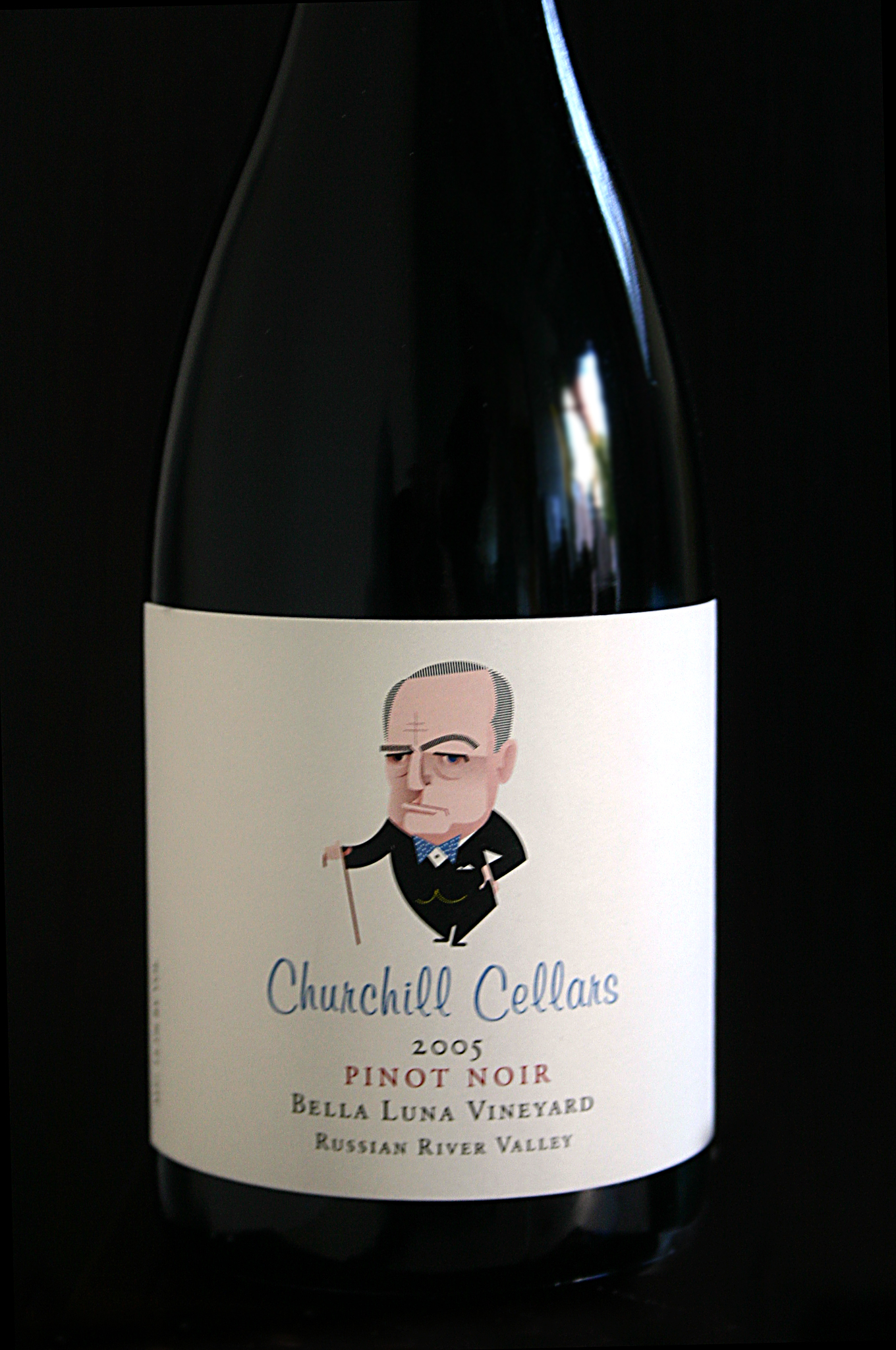 Churchill Cellars 2005 Bella Luna Pinot Noir 750ml Wine Bottle