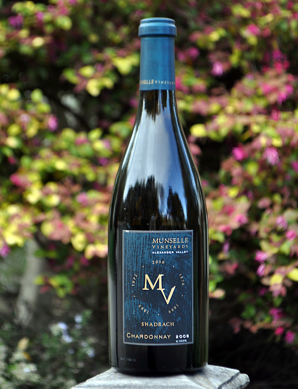 Munselle Vineyards 2008 Shadrach Chardonnay 750ml Wine Bottle