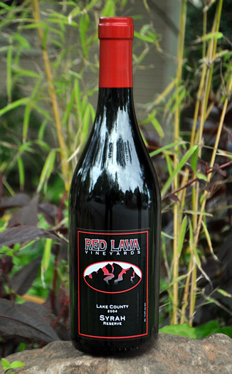 Red Lava Vineyards 2004 Lake County Reserve Syrah 750ml Wine Bottle