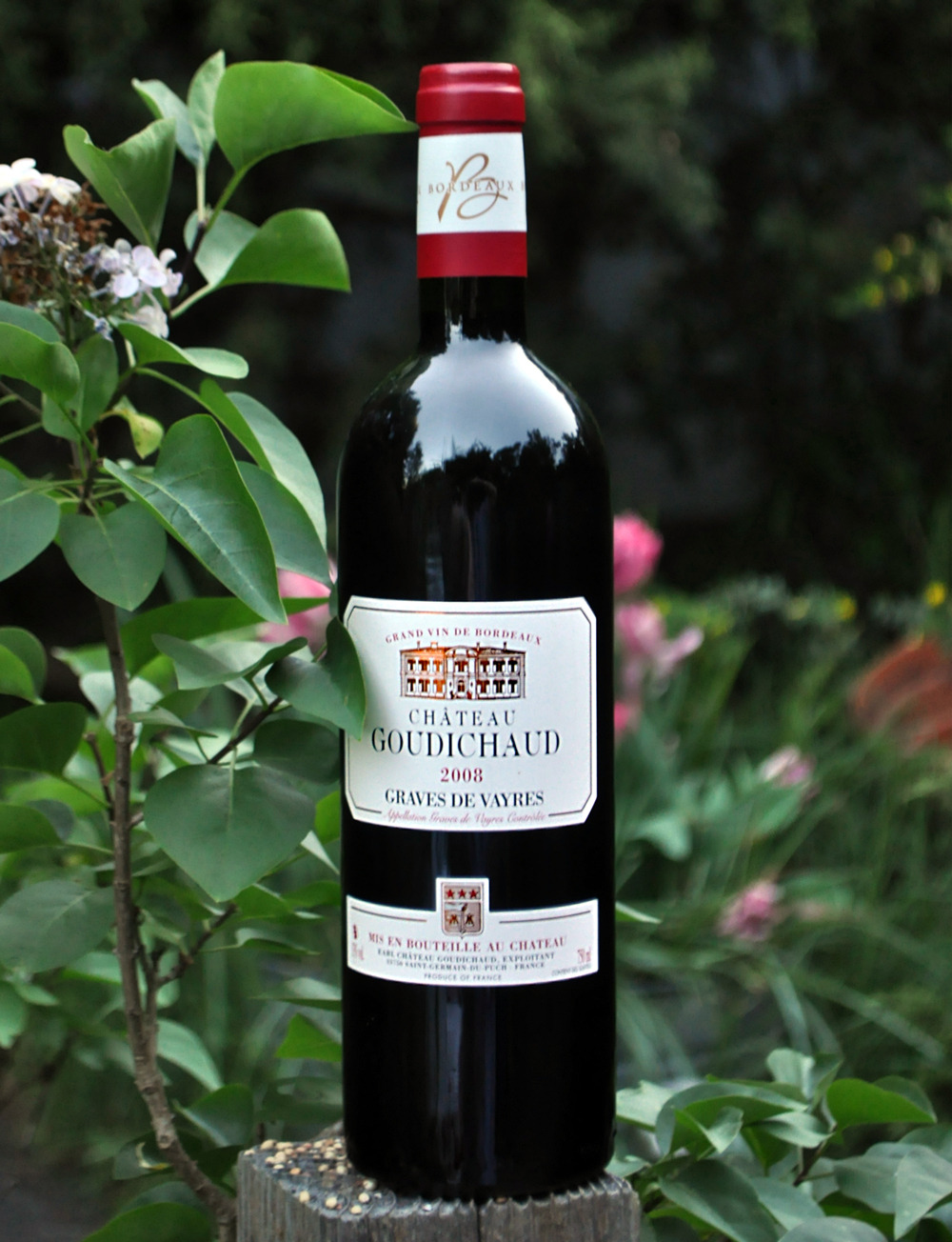 Chateau Goudichaud 2008 Graves de Vayres Rouge 750ml Wine Bottle