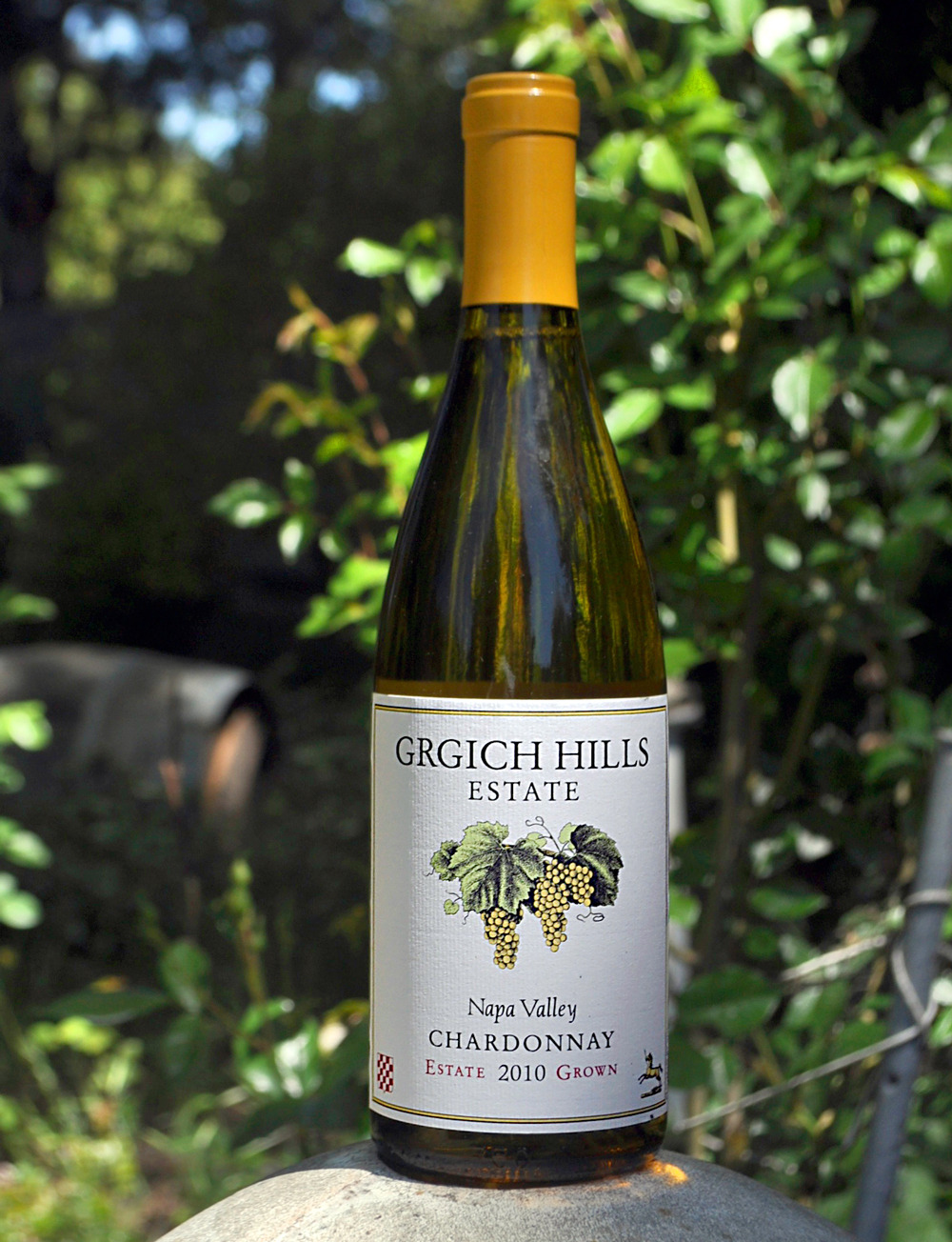 Grgich Hills Estate 2010 Napa Valley Chardonnay 750ml Wine Bottle