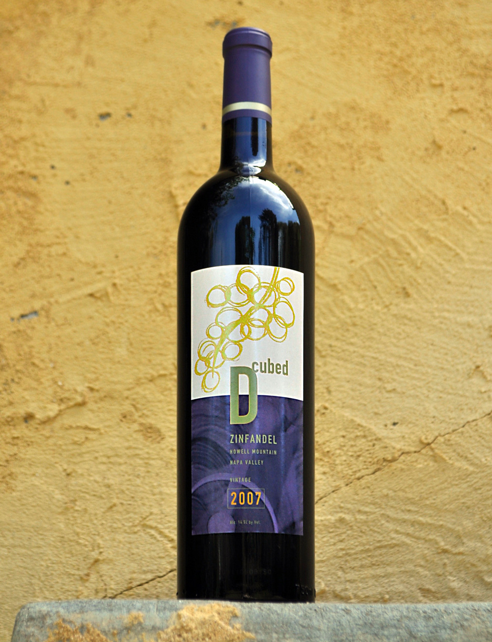 D-Cubed Cellars 2007 Howell Mountain Zinfandel 750ml Wine Bottle