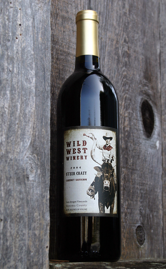 Wild West Winery 2004 Steer Crazy 750ml Wine Bottle