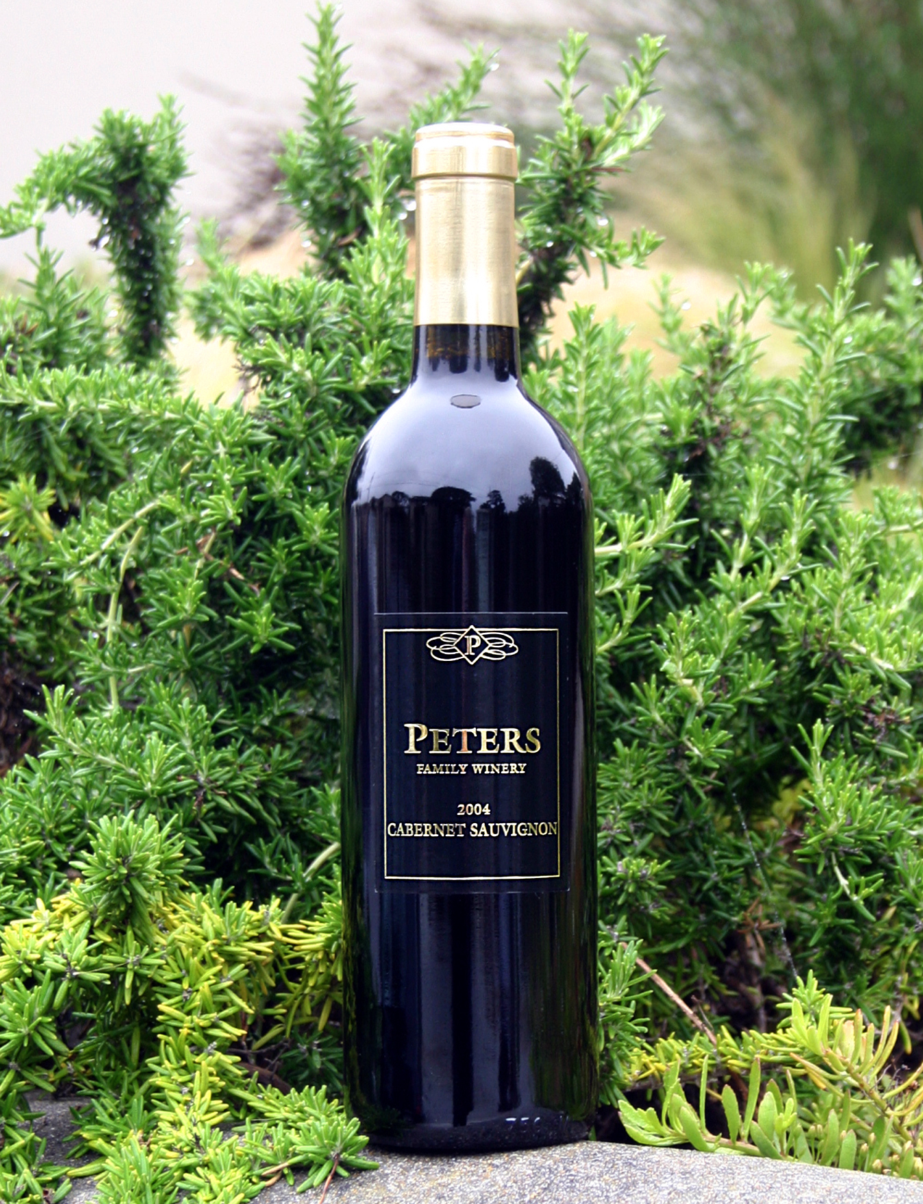 Peters Family Winery 2004 Cabernet Sauvignon 750ml Wine Bottle