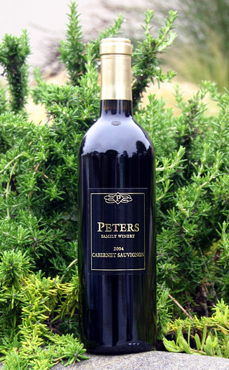 Peters Family Winery 2004 Cabernet Sauvignon 750ml Wine Bottle