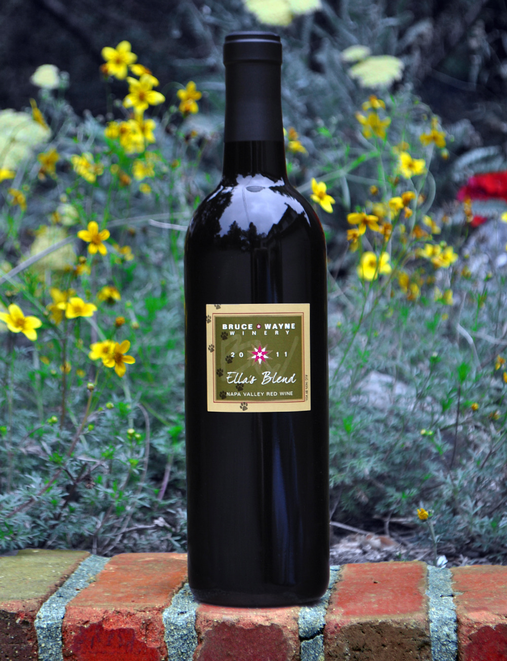 Bruce Wayne Winery 2011 Ella's Blend Napa Valley Red Wine 750ml Wine Bottle