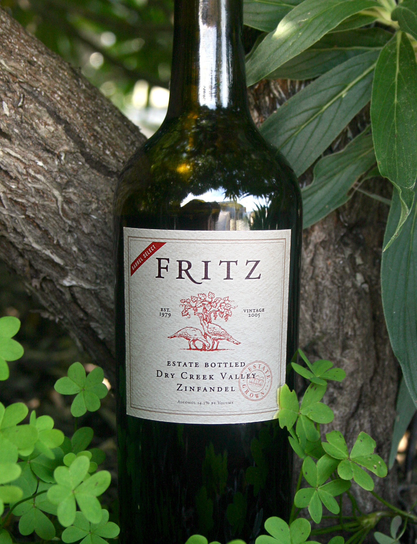 Fritz Underground Winery 2005 Estate Reserve Zinfandel 750ml Wine Bottle