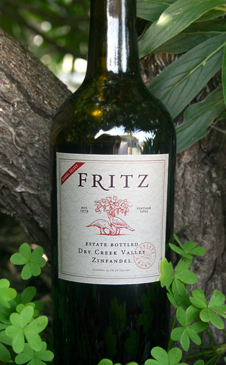 Fritz Underground Winery 2005 Estate Reserve Zinfandel 750ml Wine Bottle