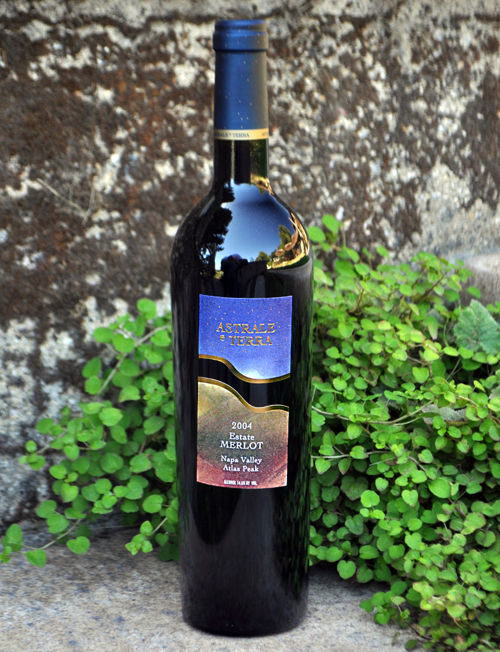 Astrale e Terra (closed) 2004 Napa Valley Atlas Peak Estate Merlot 750ml Wine Bottle
