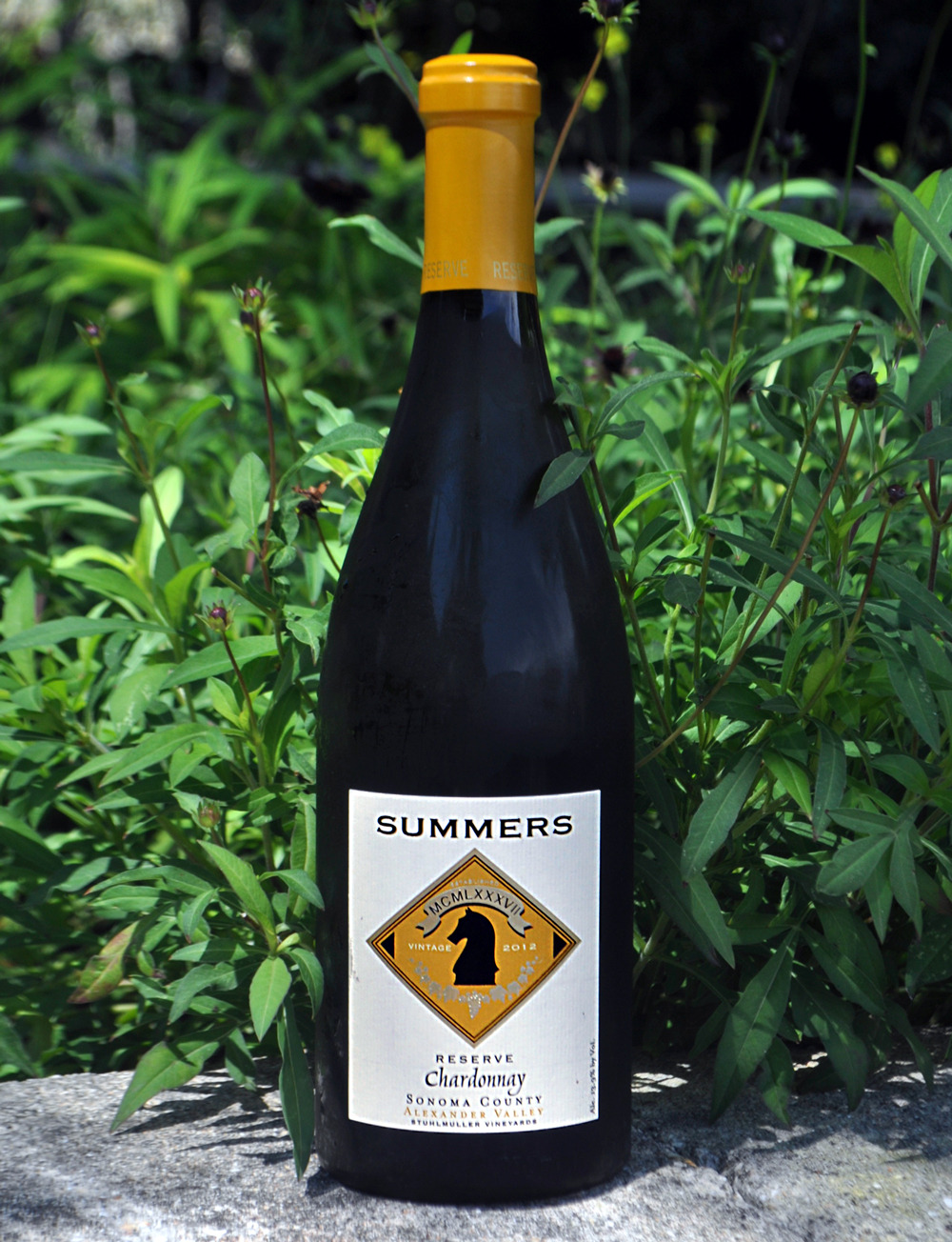 Summers 2012 Reserve Chardonnay 750ml Wine Bottle