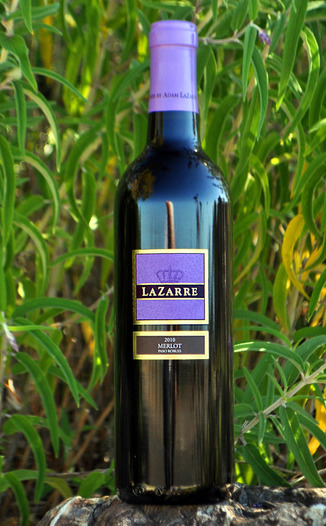 LaZarre Wines 2010 Merlot 750ml Wine Bottle