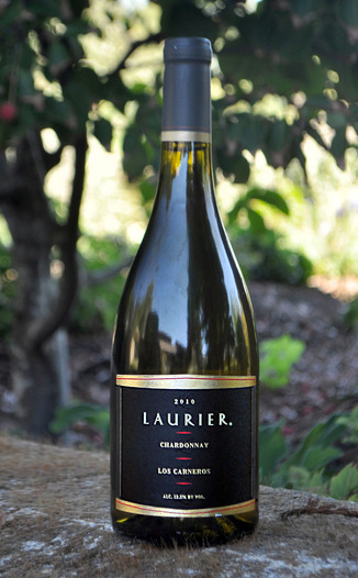 Laurier Vineyards 2010 Los Carneros Chardonnay 750ml Wine Bottle