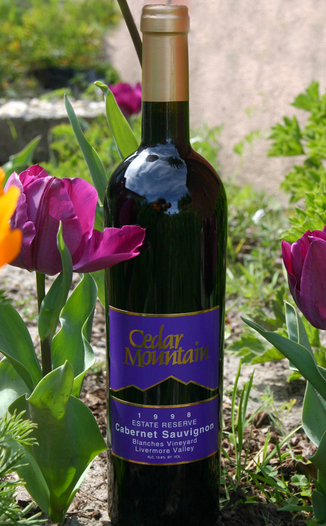 Cedar Mountain Winery 1998 Reserve Cabernet Sauvignon 750ml Wine Bottle