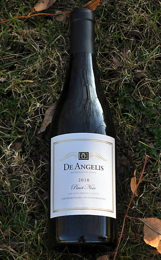 De Angelis Wines 2010 San Luis Obispo County Pinot Noir 750ml Wine Bottle