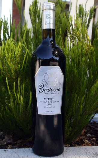 Brutocao Cellars 2003 Riserva d'Argento Merlot 750ml Wine Bottle