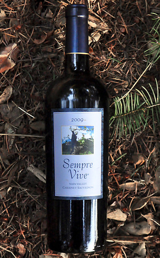 Romeo Vineyards 2009 Sempre Vive Napa Valley Cabernet Sauvignon 750ml Wine Bottle