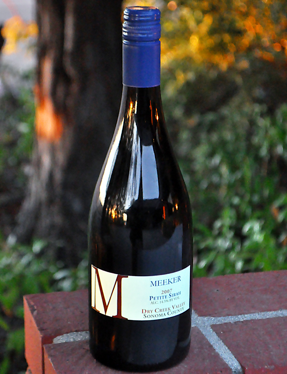 Meeker 2007 Dry Creek Valley Petite Sirah 750ml Wine Bottle