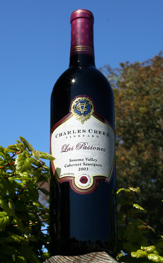 Charles Creek Vineyards 2003 Las Pasiones 750ml Wine Bottle