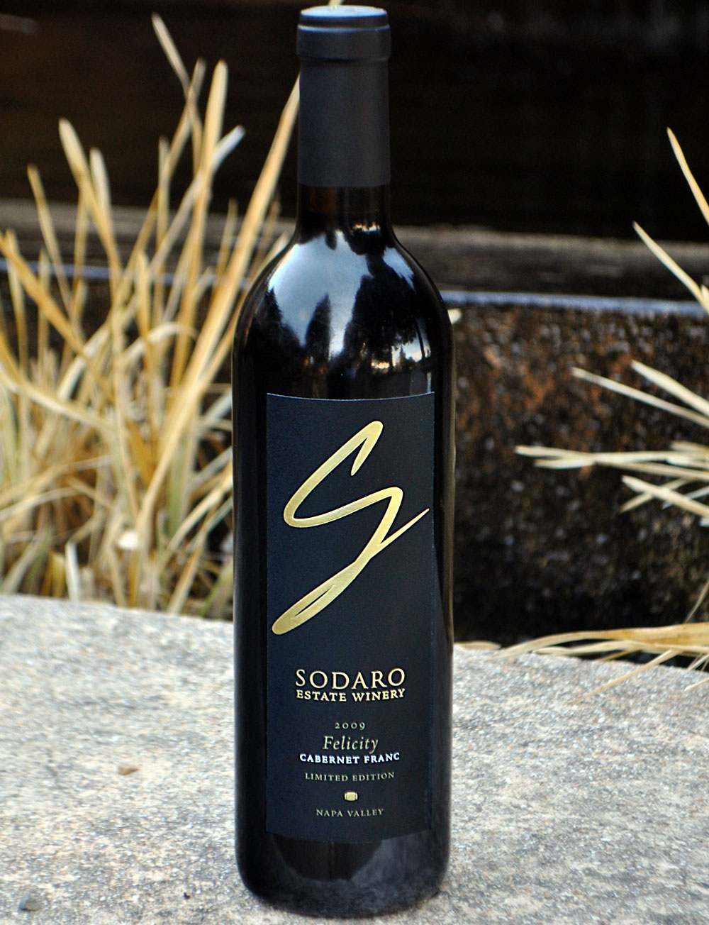 Sodaro Estate Winery 2009 Limited Edition Napa Valley Felicity Cabernet Franc 750ml Wine Bottle
